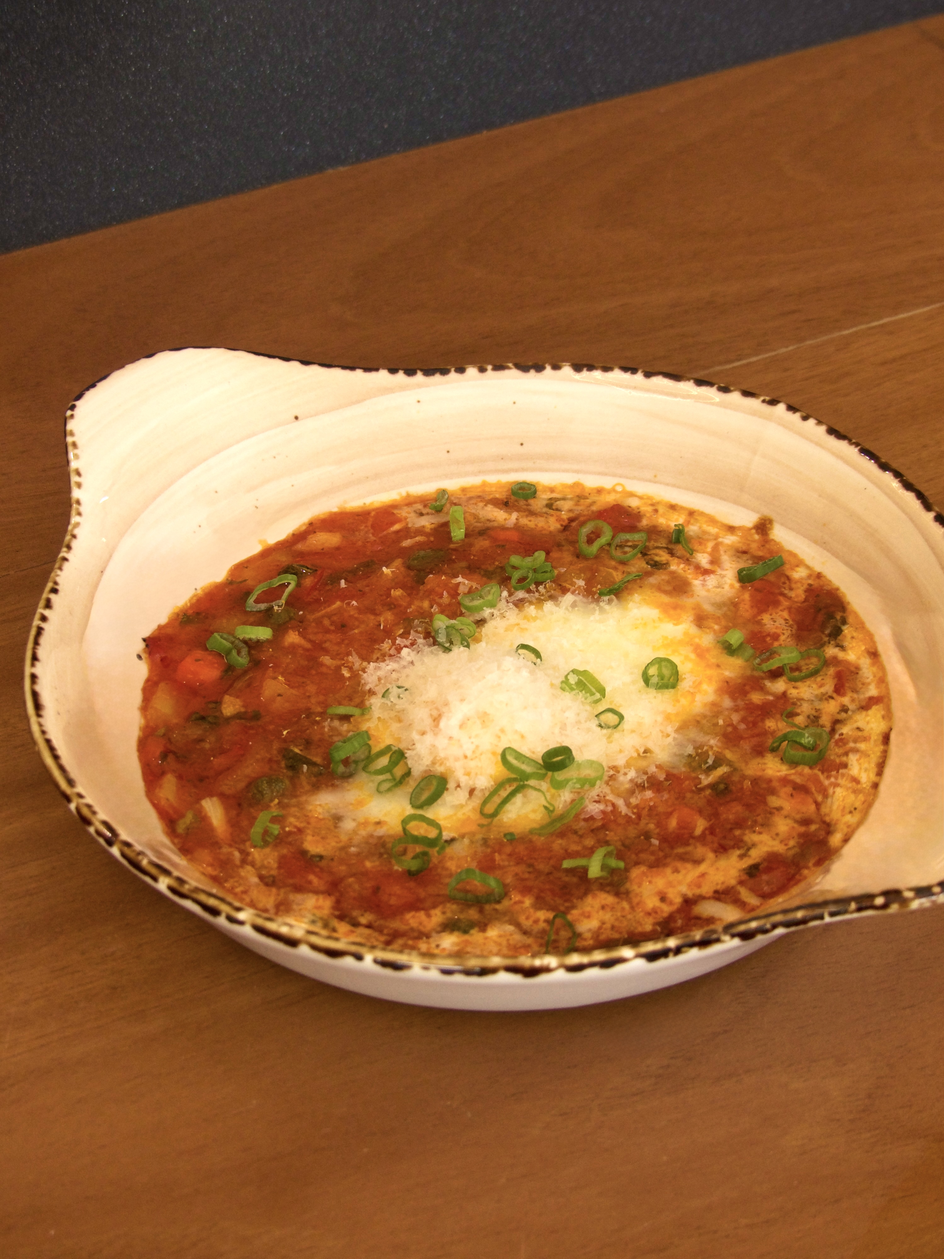 El Canton signature baked eggs dish